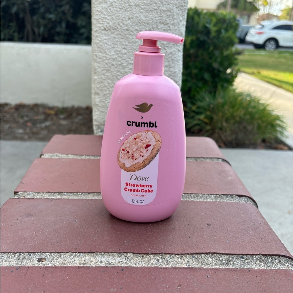 Dove x Crumbl Strawberry Crumb Cake Lotion